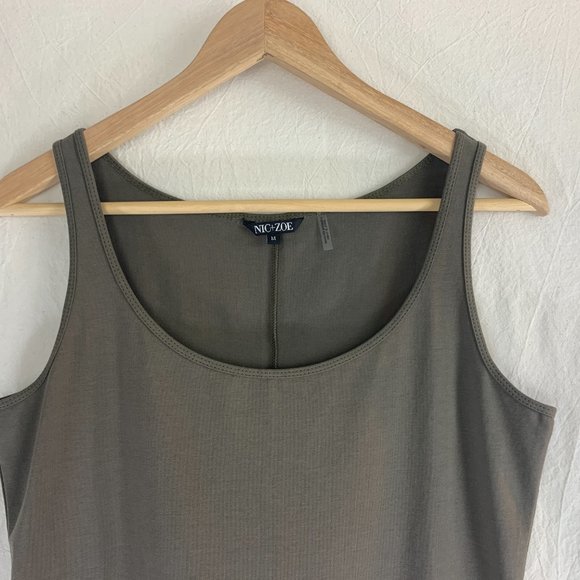 Nic+Zoe Perfect Tank Top in Dark Olive - Picture 3 of 8